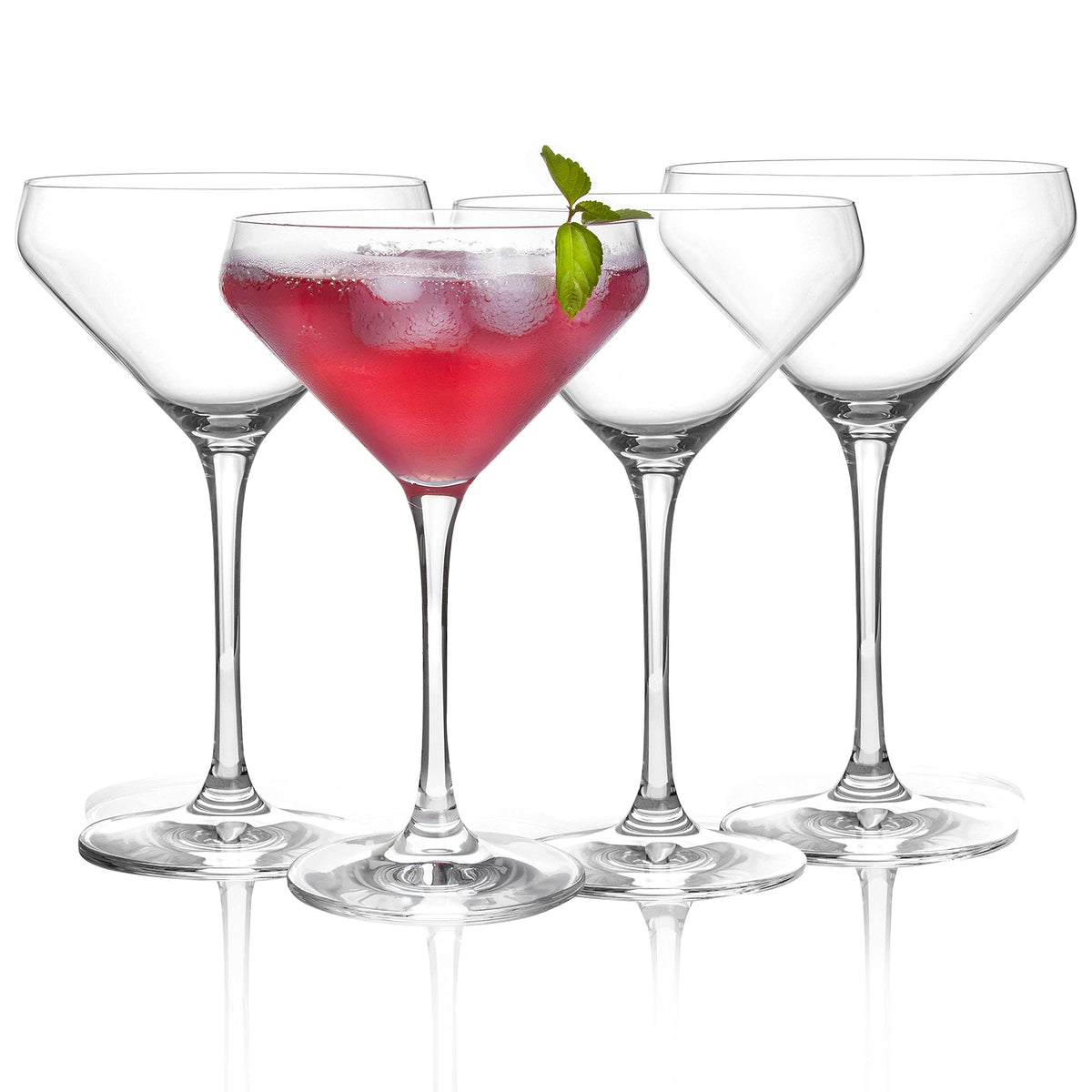 Clear 11 Ounce Set of 4 Cocktail Glasses Y940