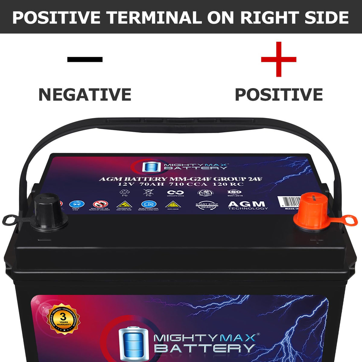 12V 70Ah AGM Battery H59199