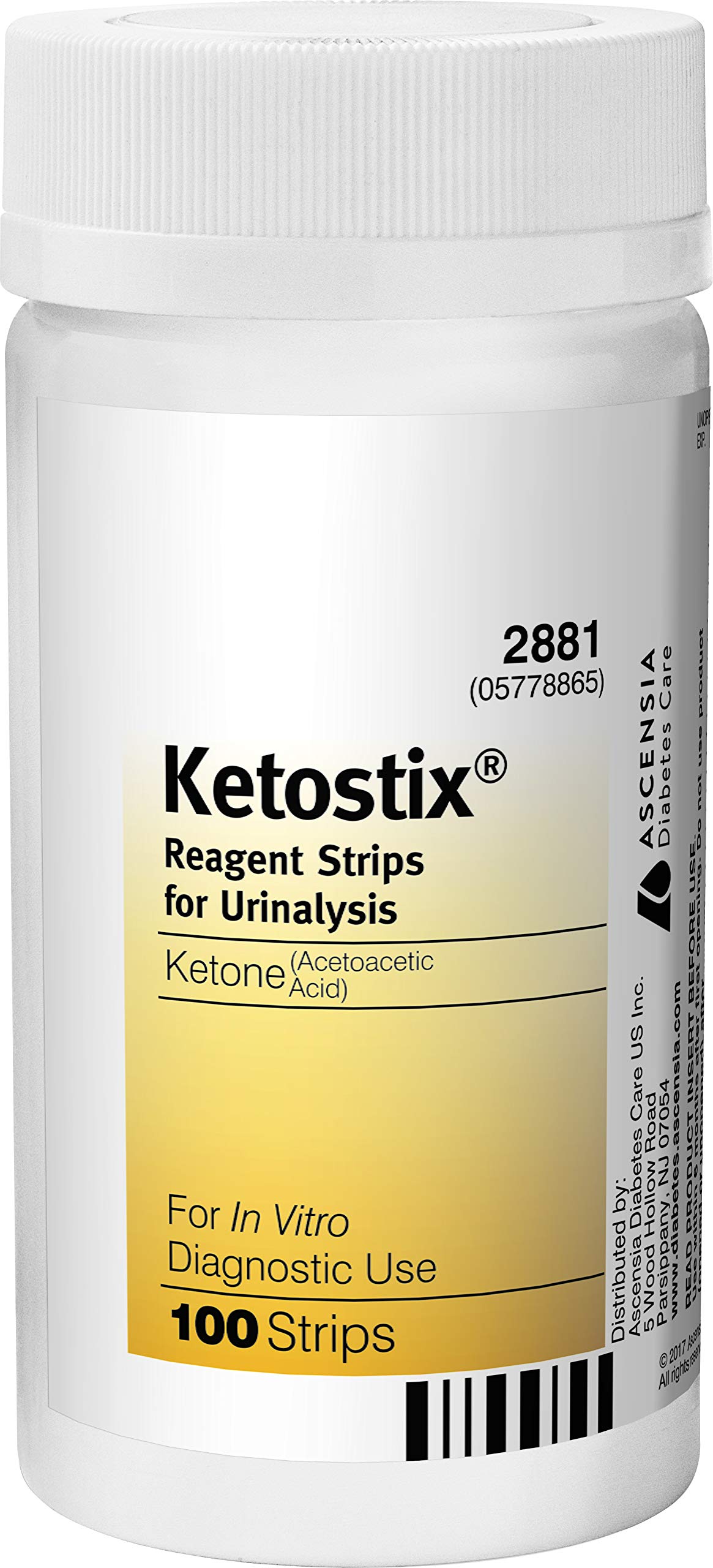 Reagent Strips for Urinalysis 100-Count S727