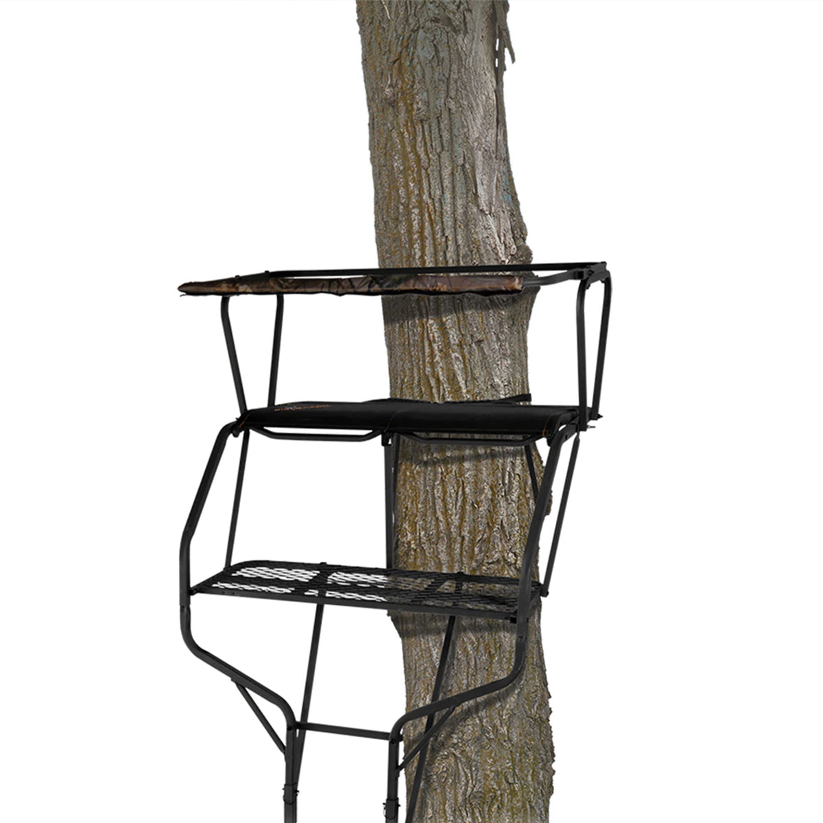 2 Person 18 Foot Tall Portable Hunting Tree Ladder Stand (2 Pack) Q9155
