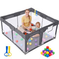 Dark Gray Baby Playpen A11139