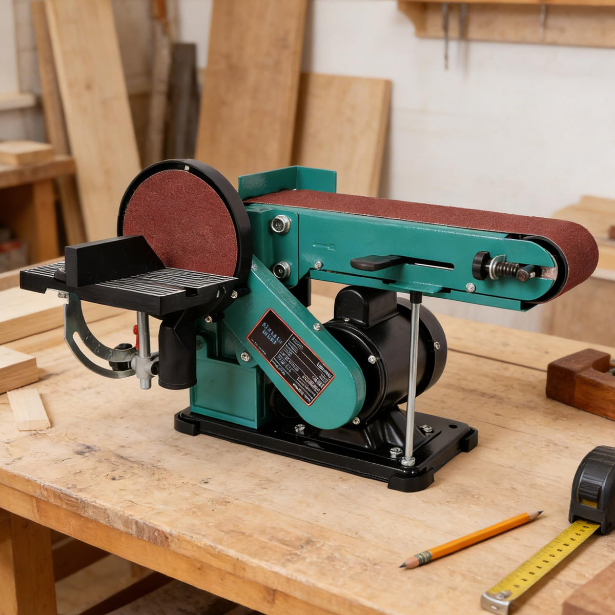 4x36 Inch Belt and 6 Inch Disc Benchtop Sander S864