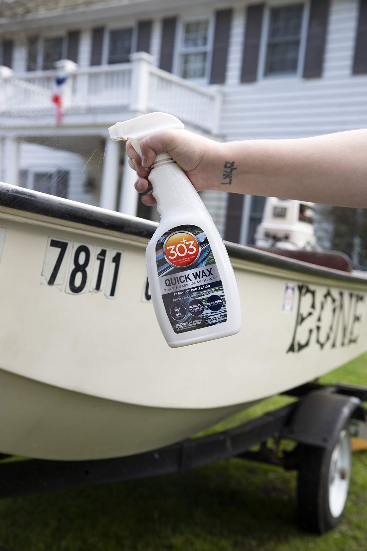 Marine Quick Wax Spray On Carnauba Wax 32 fl. oz. 6 Pack T1645