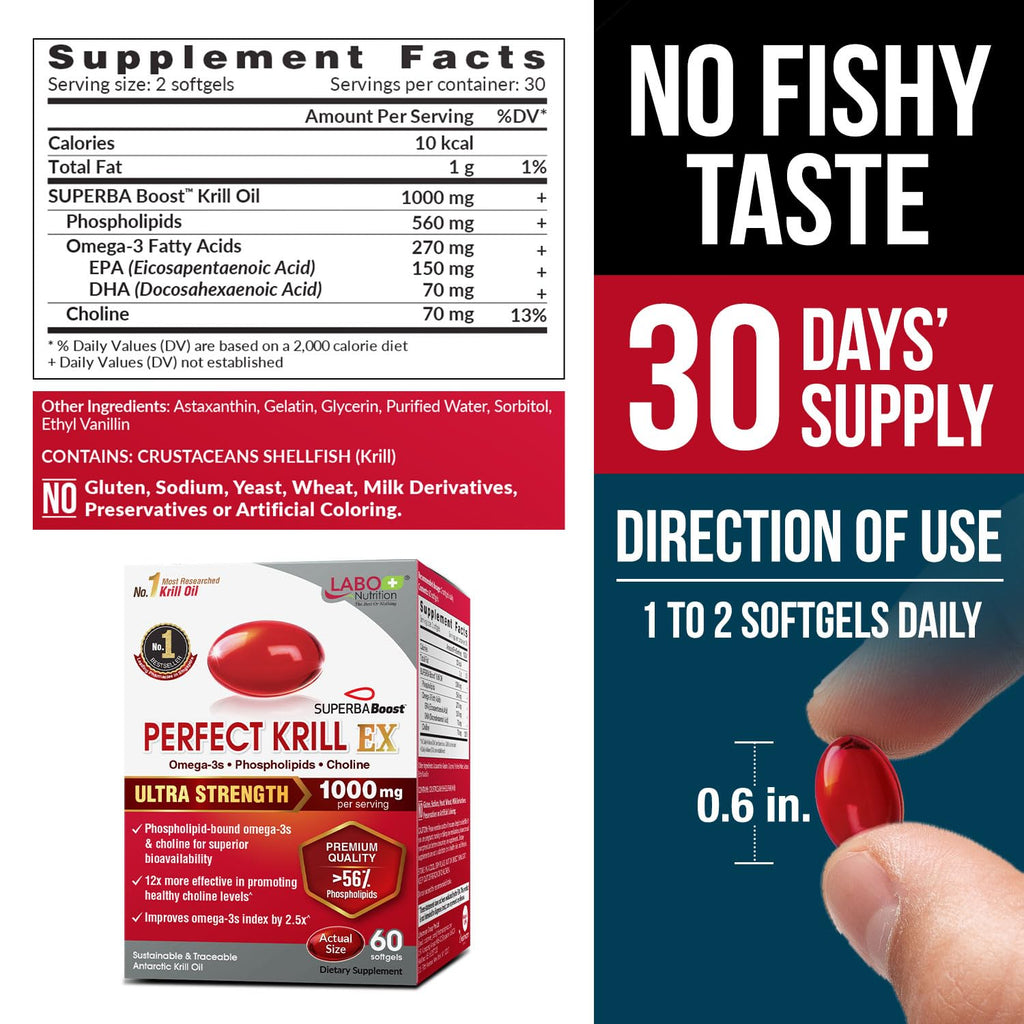 Omega-3 Krill Oil 60 Ct x 2 Pack L714440