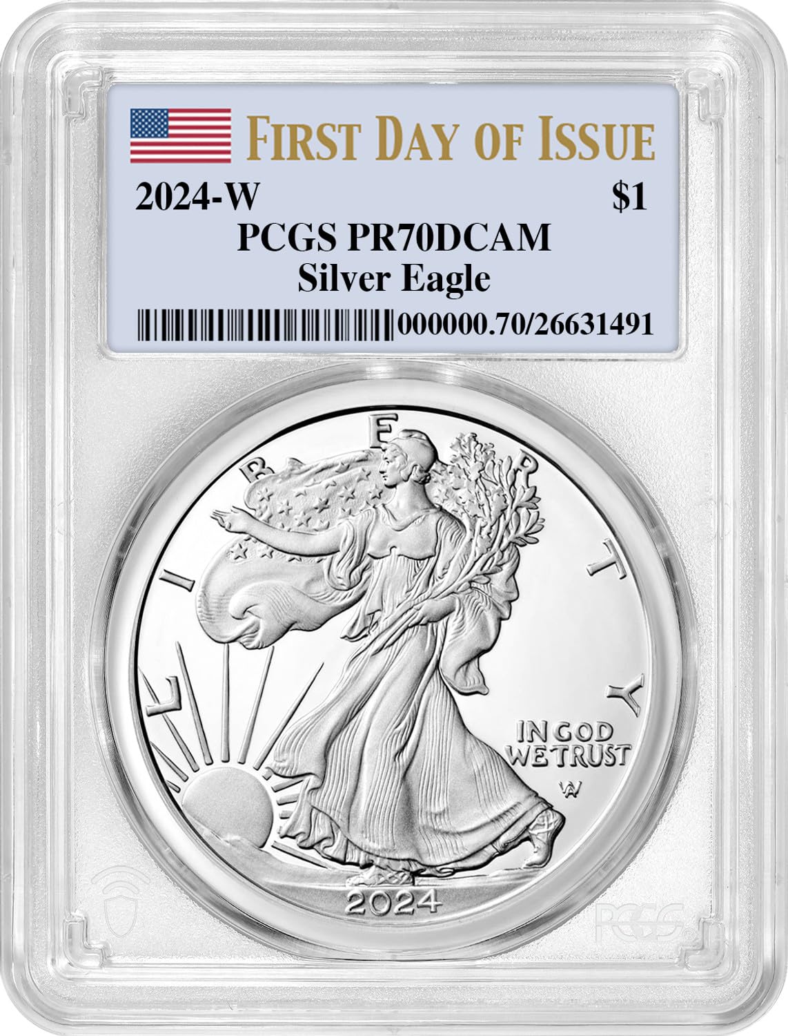 2024 American Silver Eagle PR70DCAM M324137