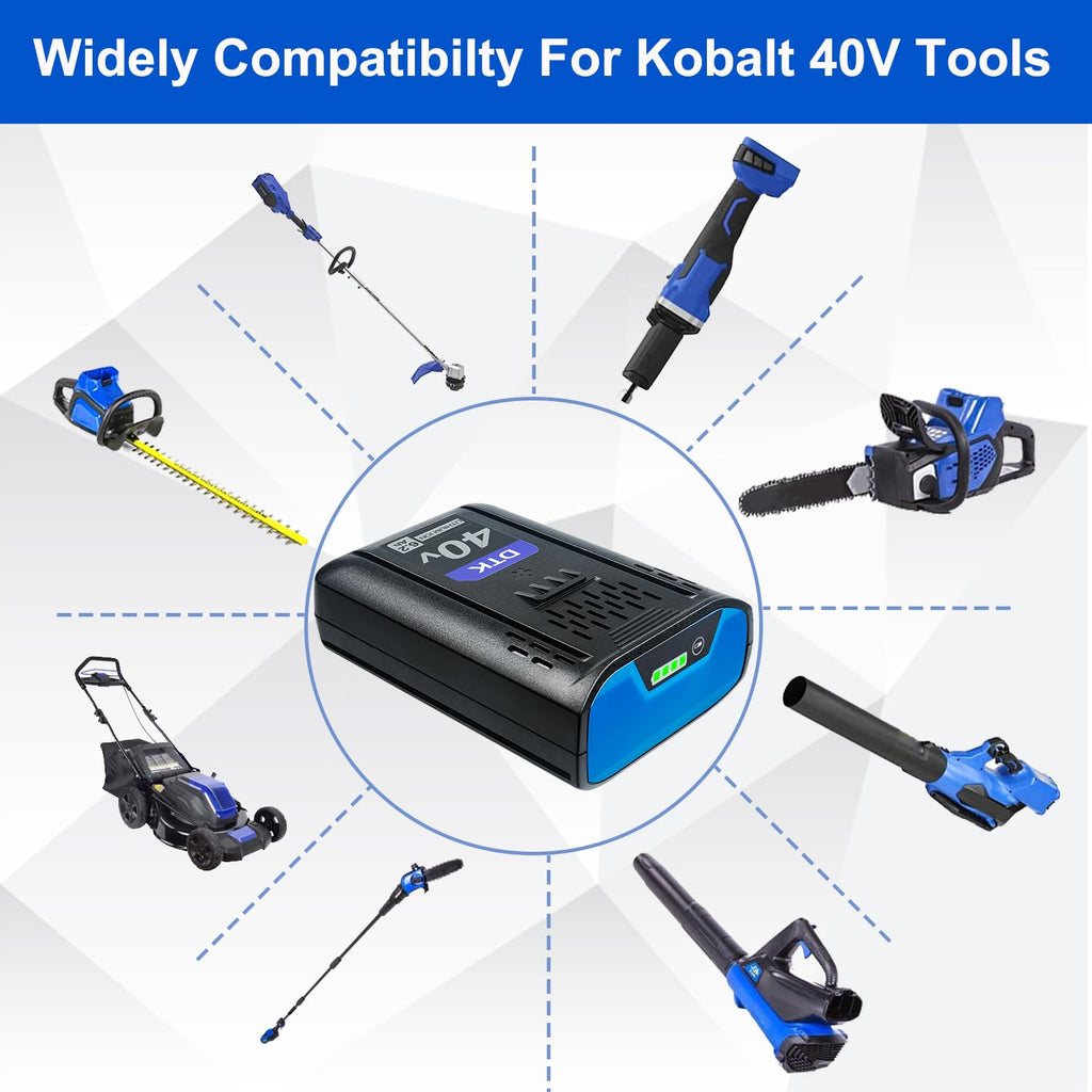 40V 6200mAh Cordless Power Tool Battery P16877