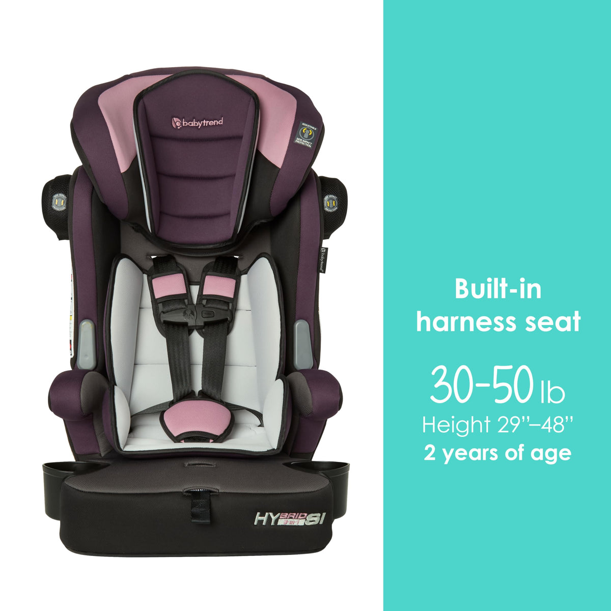 3-in-1 Booster Seat with Adjustable Headrest H8455