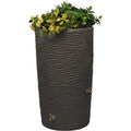 65-Gallon Rain Saver Barrel with 2 Brass Spigots and Screen C76438