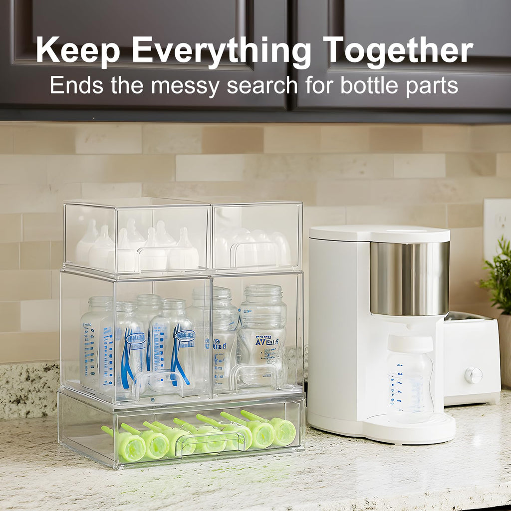 Acrylic Stackable Bottle Storage Organizer C85398