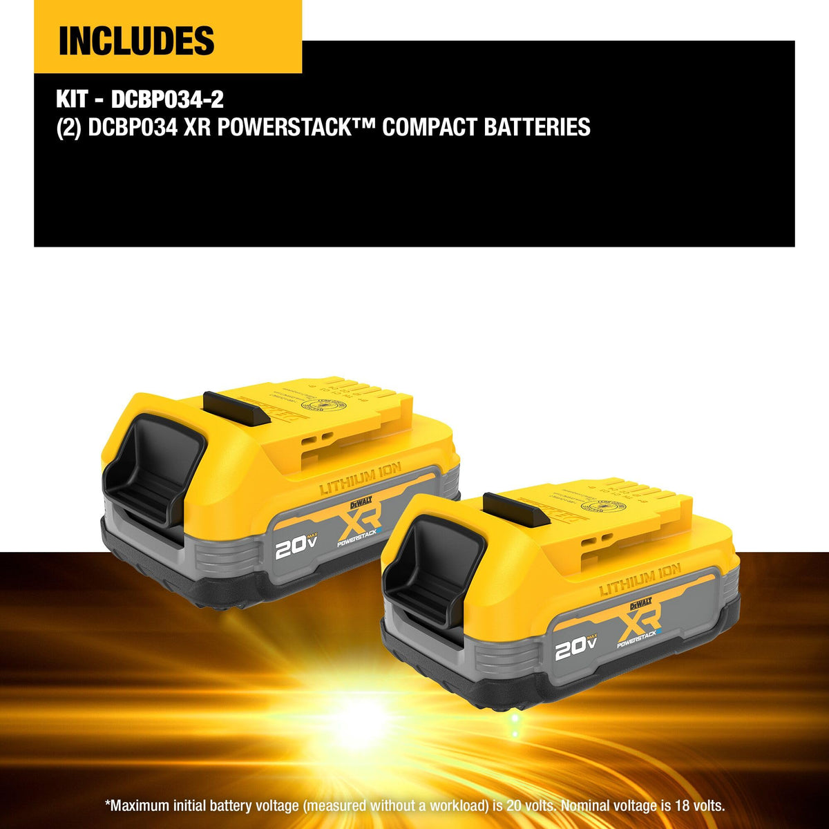 20V MAX Lithium Ion Battery 2 Pack W17041