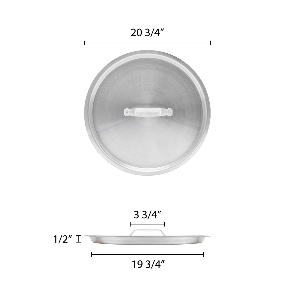60 qt Aluminum Sauce Pot with Lid H111
