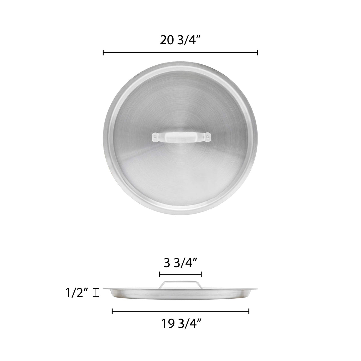 60 qt Aluminum Sauce Pot with Lid H111
