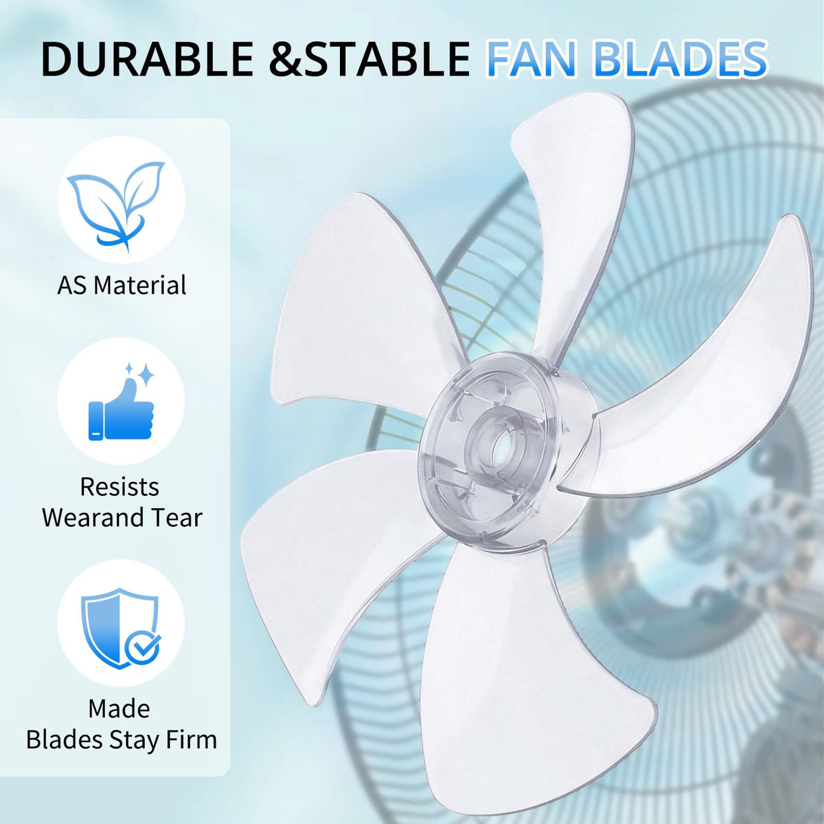 16 inch Oscillating Pedestal Fan with Remote Control, Black M8773