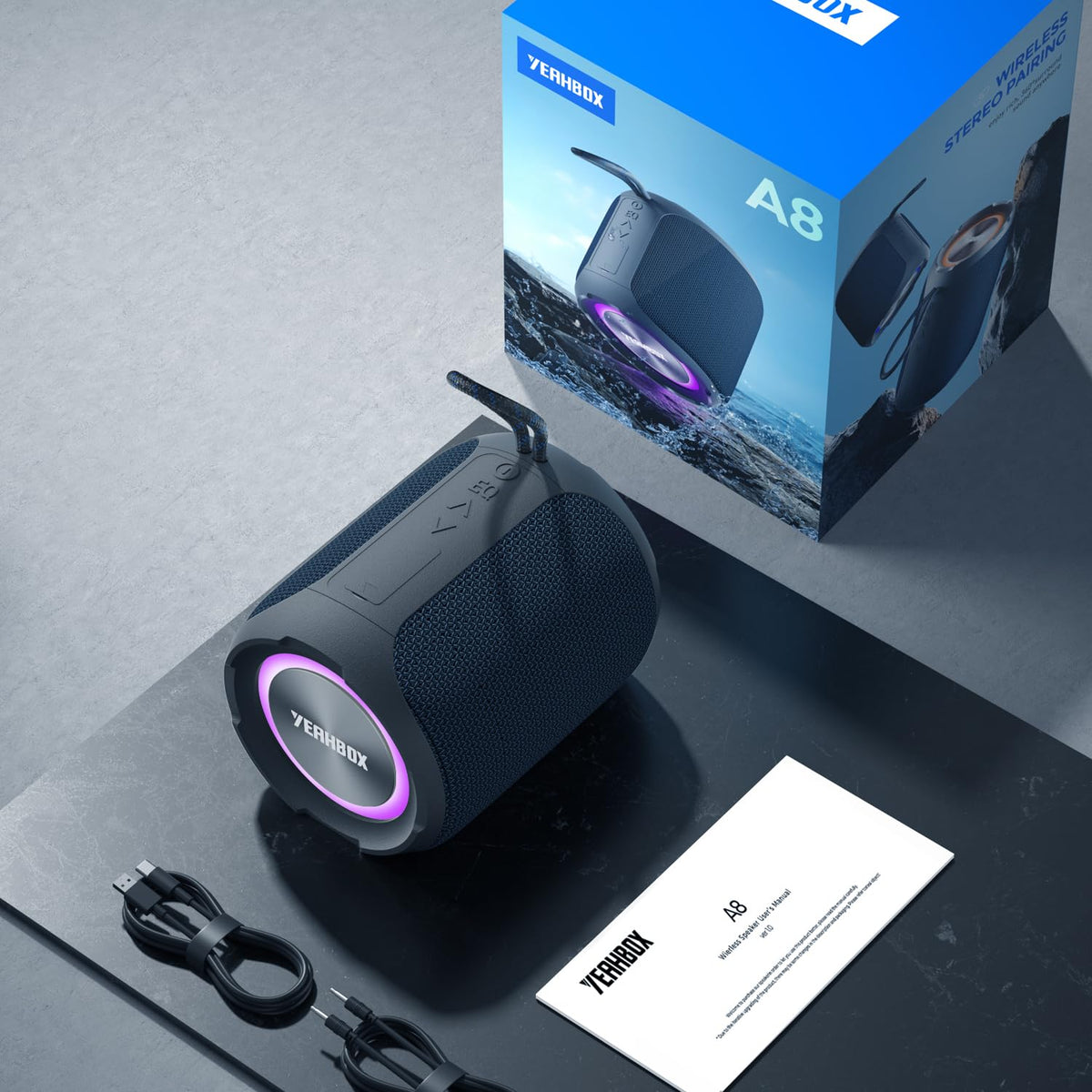 Portable Bluetooth Speaker 40W IPX7 Waterproof D27695