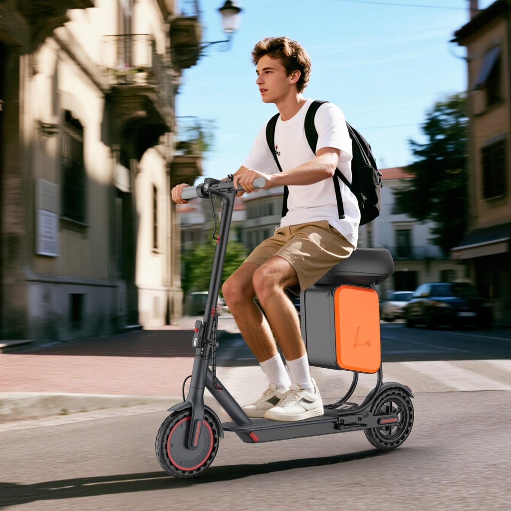 Electric Scooter with Dual Braking System X482469