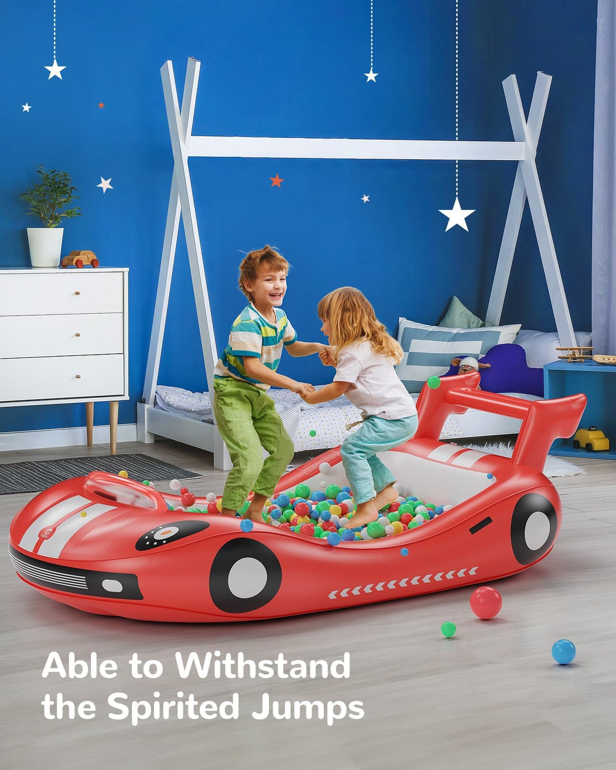 Inflatable Toddler Travel Bed with Electric Pump Y985