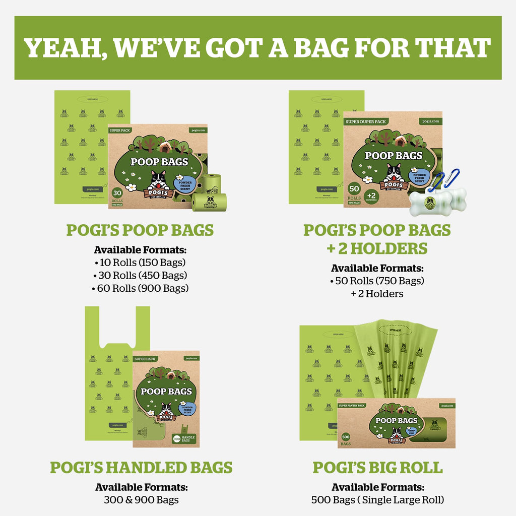 Dog Poop Bag Holder & Dispenser with 15 Unscented Bags V6041