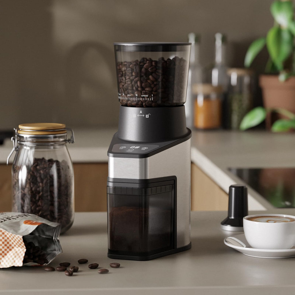 Conical Burr Coffee Grinder, 60 Settings, Black S5339