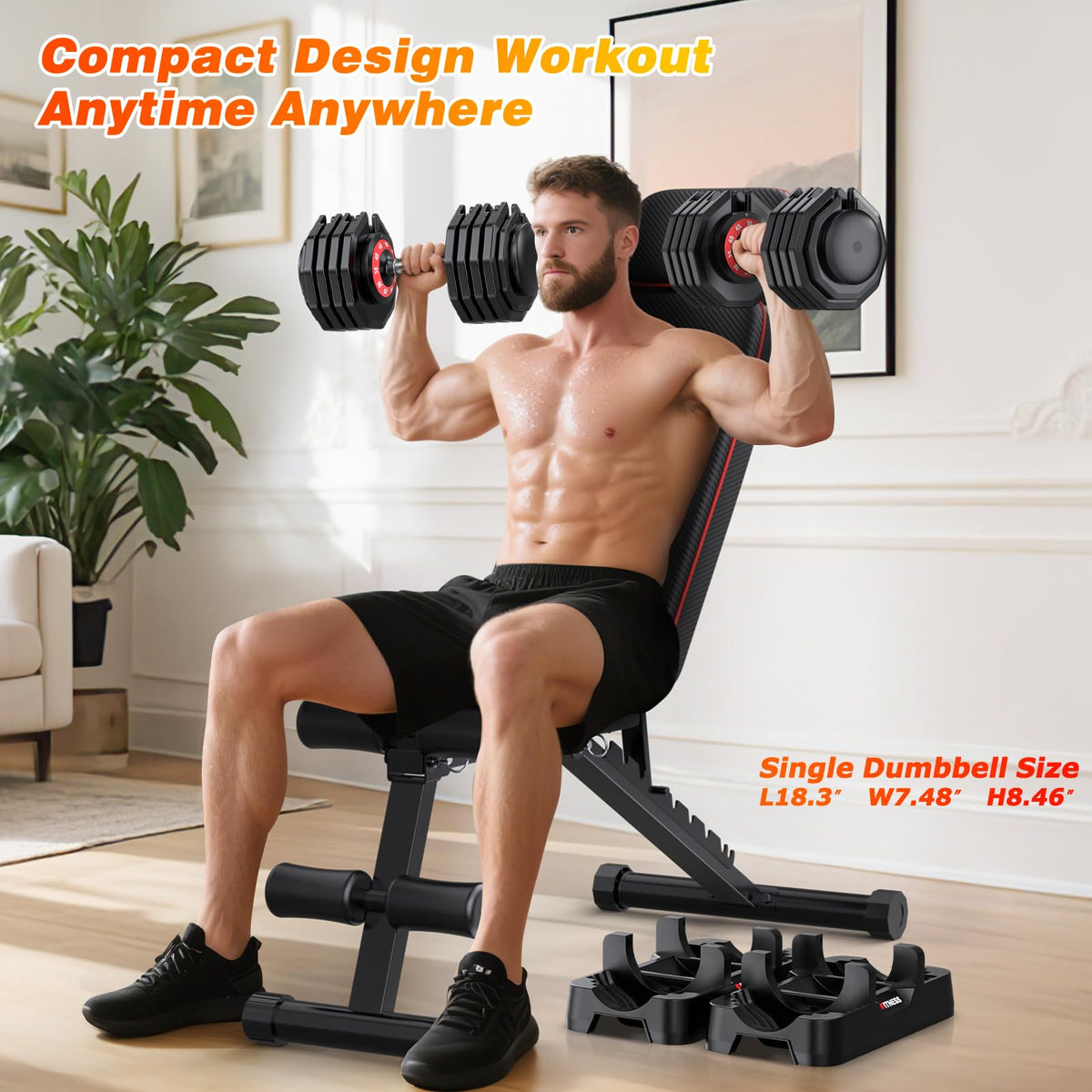 Adjustable Dumbbells Set of 2 Q725