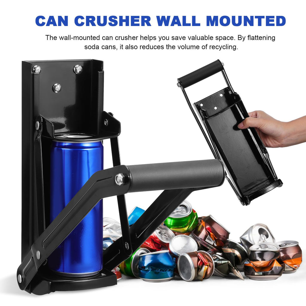 Wall Mounted Stainless Steel Can Crusher A195684