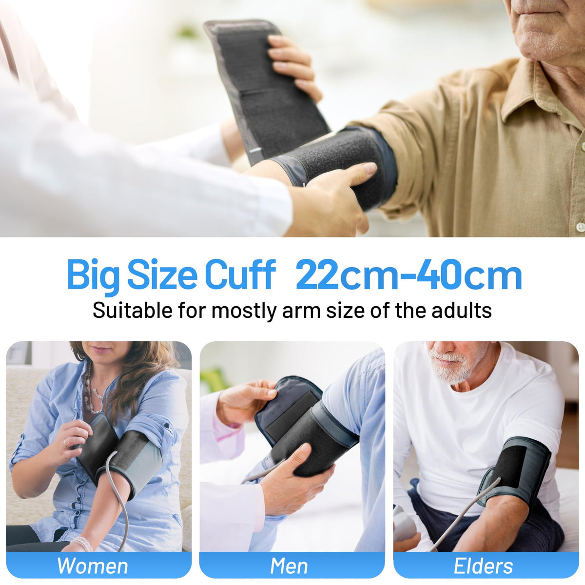 Blood Pressure Monitor Upper Arm 240 Memory White J9271