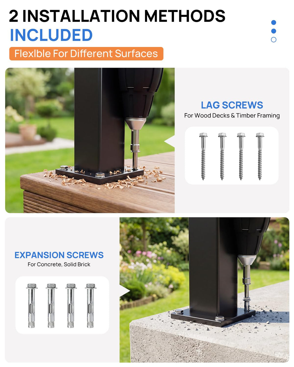 6 ft. W Aluminum Stair Railing Kit V86002