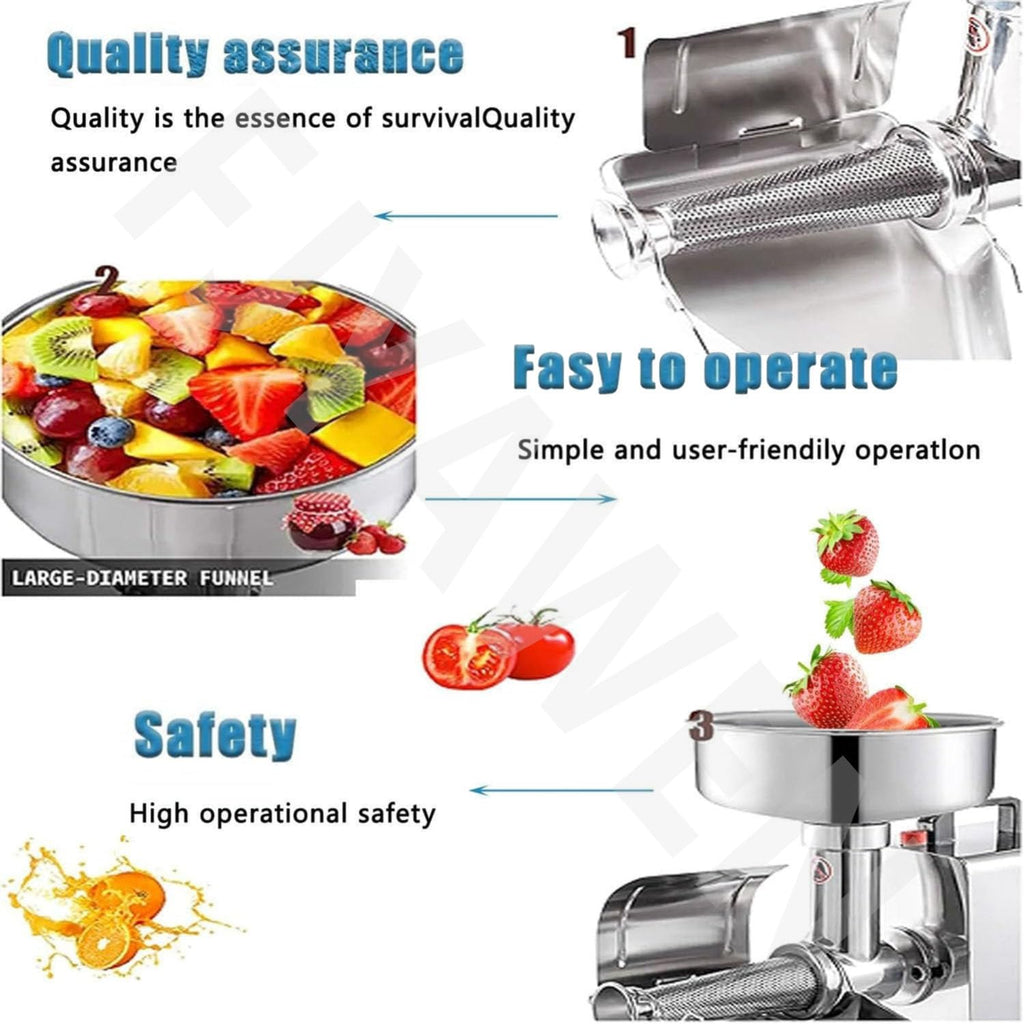 450w Stainless Steel Electric Tomato Strainer V241978