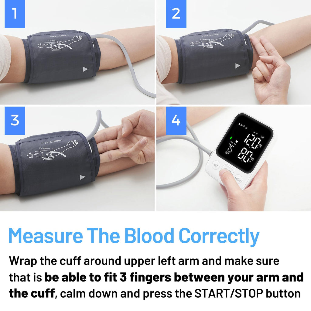 Blood Pressure Monitor Upper Arm 240 Memory White J9271