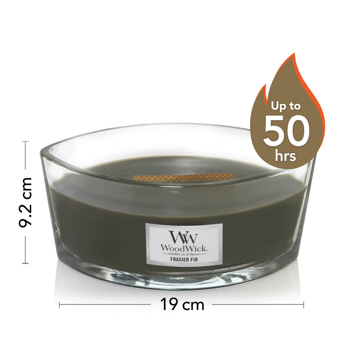 16oz Scented Candle with Wood Wick Q53409