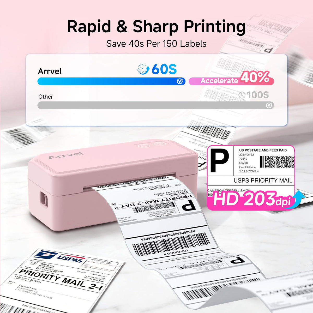 Bluetooth Thermal Label Printer Q82981