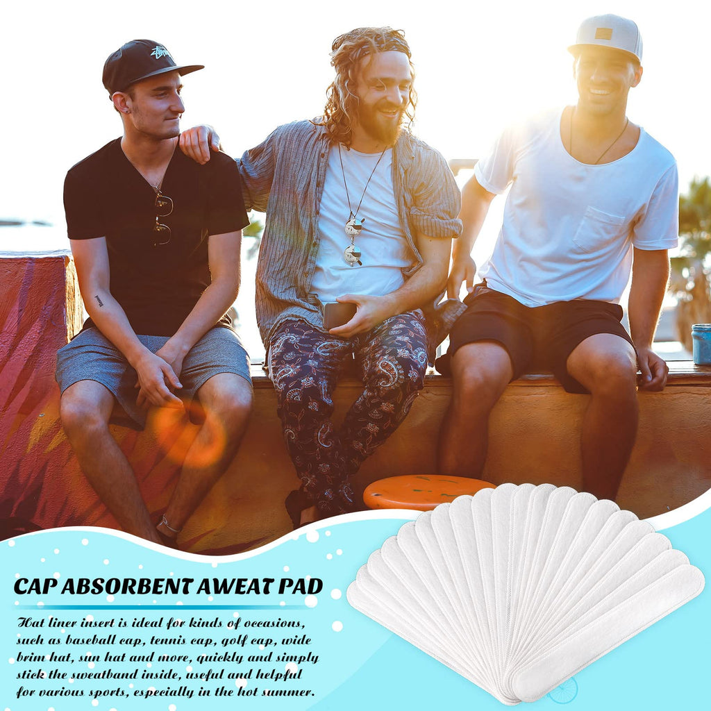 30 Pcs Disposable Hat Sweat Liner O657461