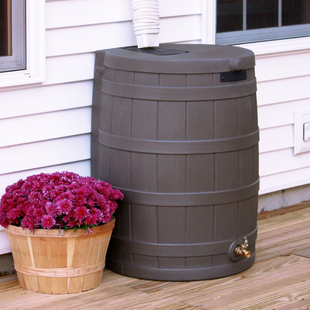 50 Gallon Oak Water Collection Barrel X3822