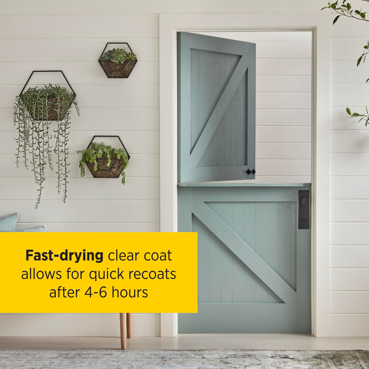 Clear Satin Fast Drying Polyurethane Spray F2558