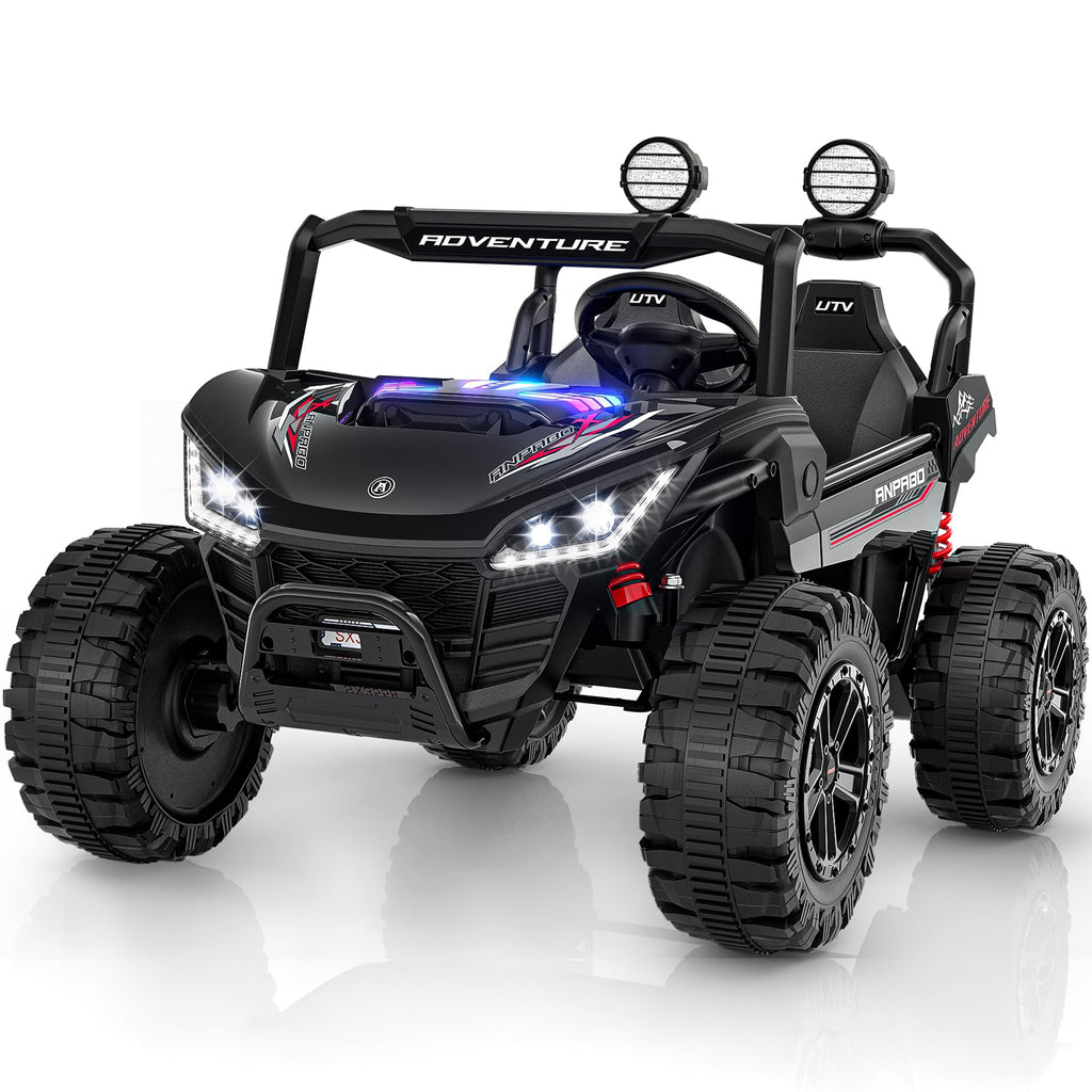 24V Ride on Toy with 4 x 200W Motors, Black F127