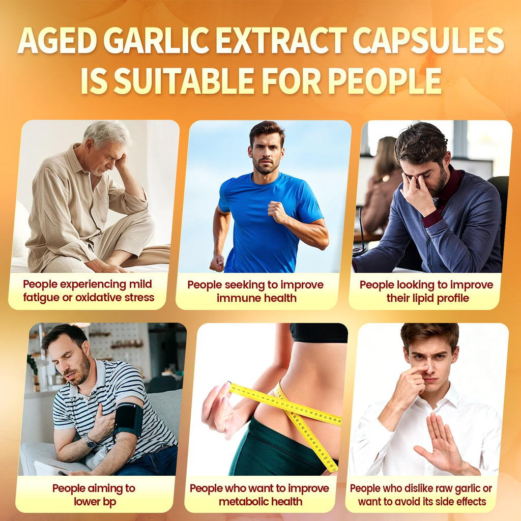Odorless Gluten Free Aged Garlic Extract Capsules 300 Softgels M880