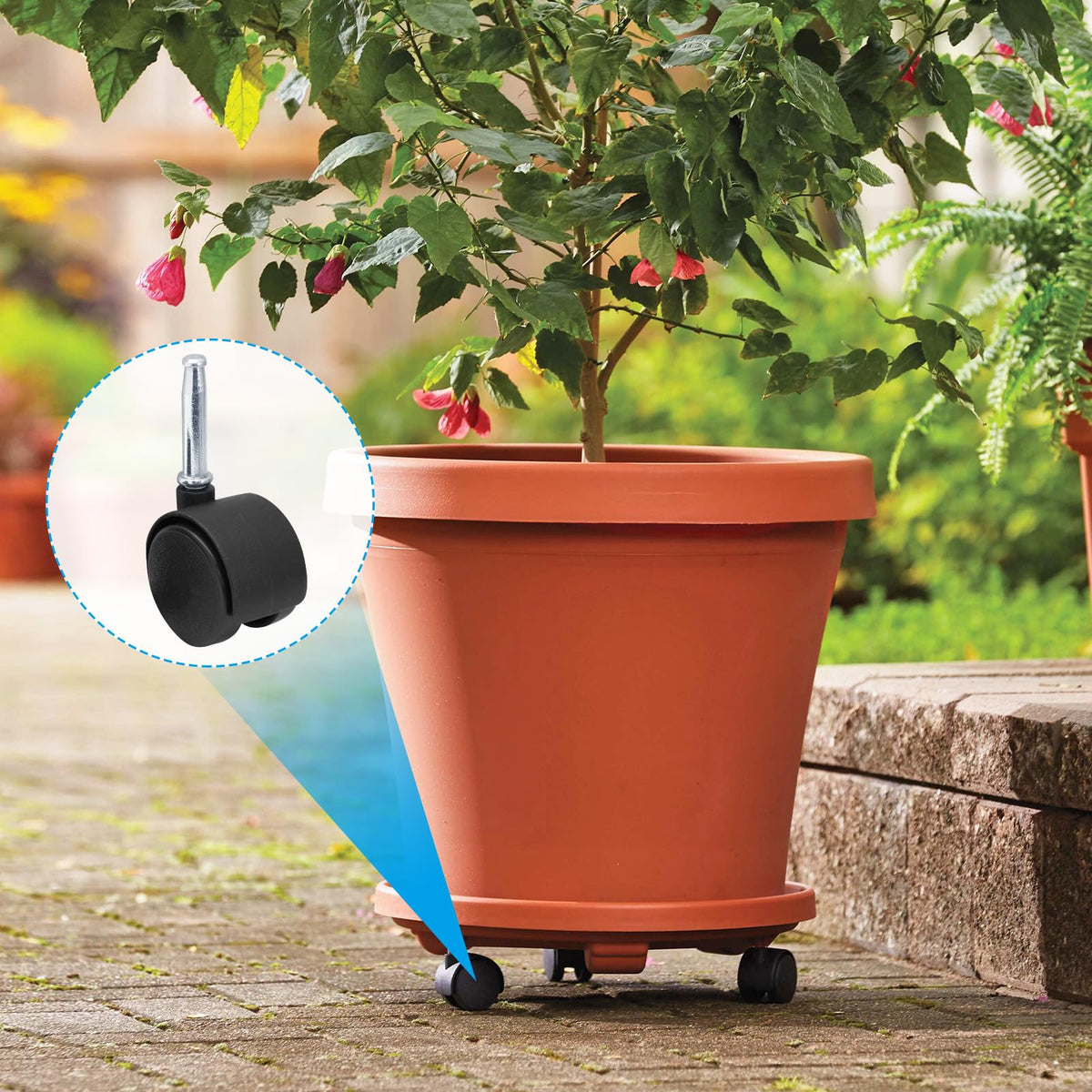 1.5 Inch Swivel Caster Wheels, 4pcs G7988