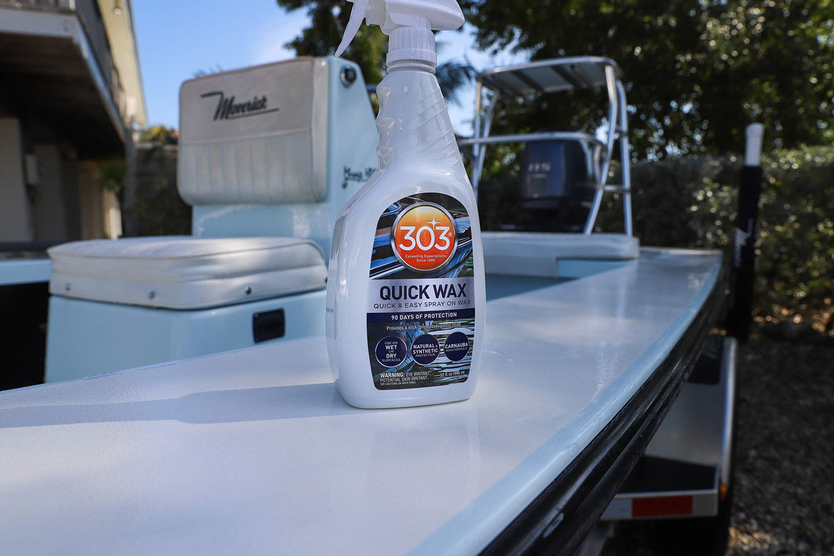 Marine Quick Wax Spray On Carnauba Wax 32 fl. oz. 6 Pack T1645