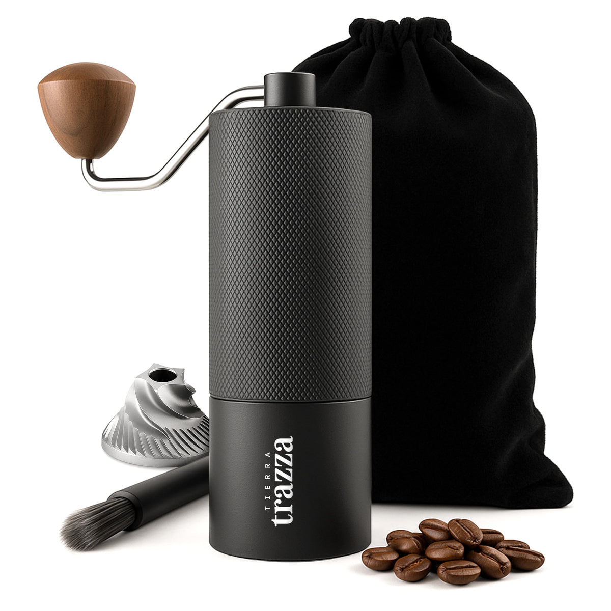 Conical Burr Manual Coffee Grinder with Stainless Steel Burrs P5352