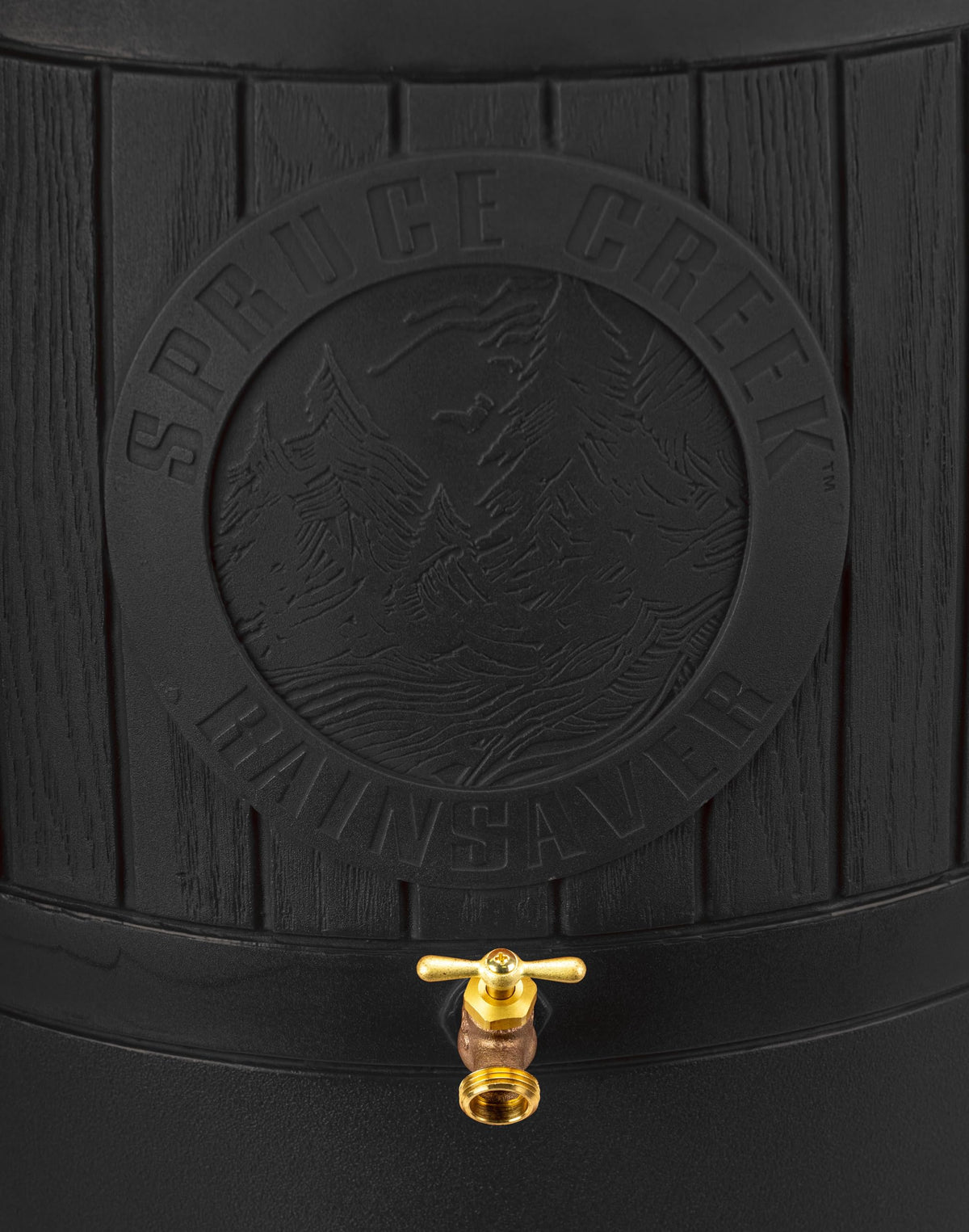 54 Gallon Black Rain Barrel N71735