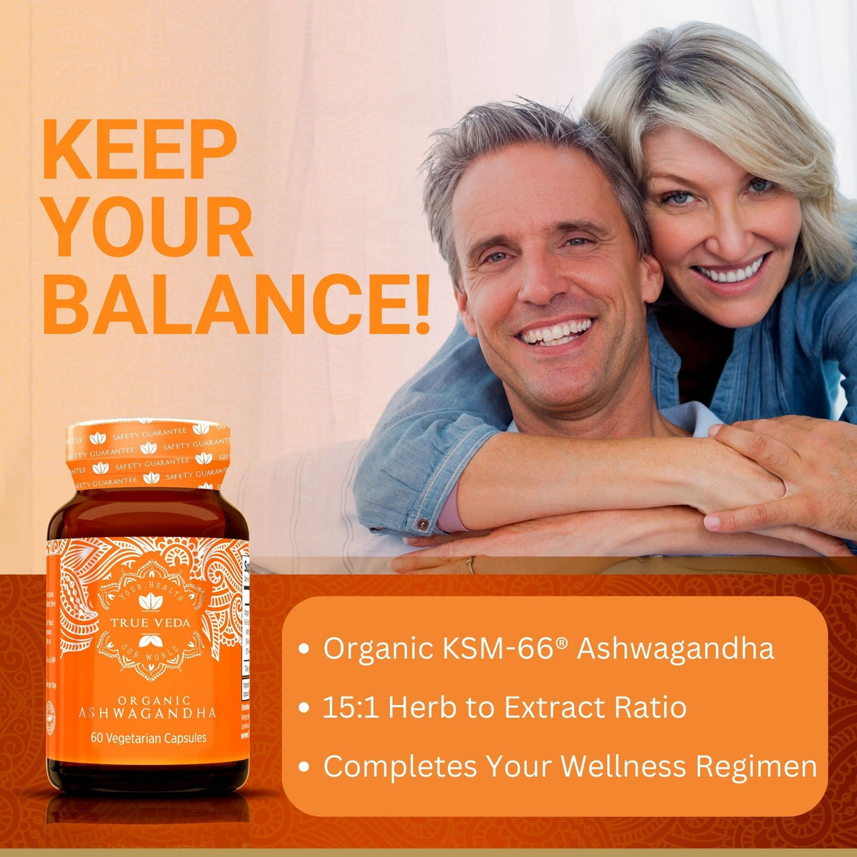 Organic Ashwagandha Root Extract Capsules Y67954