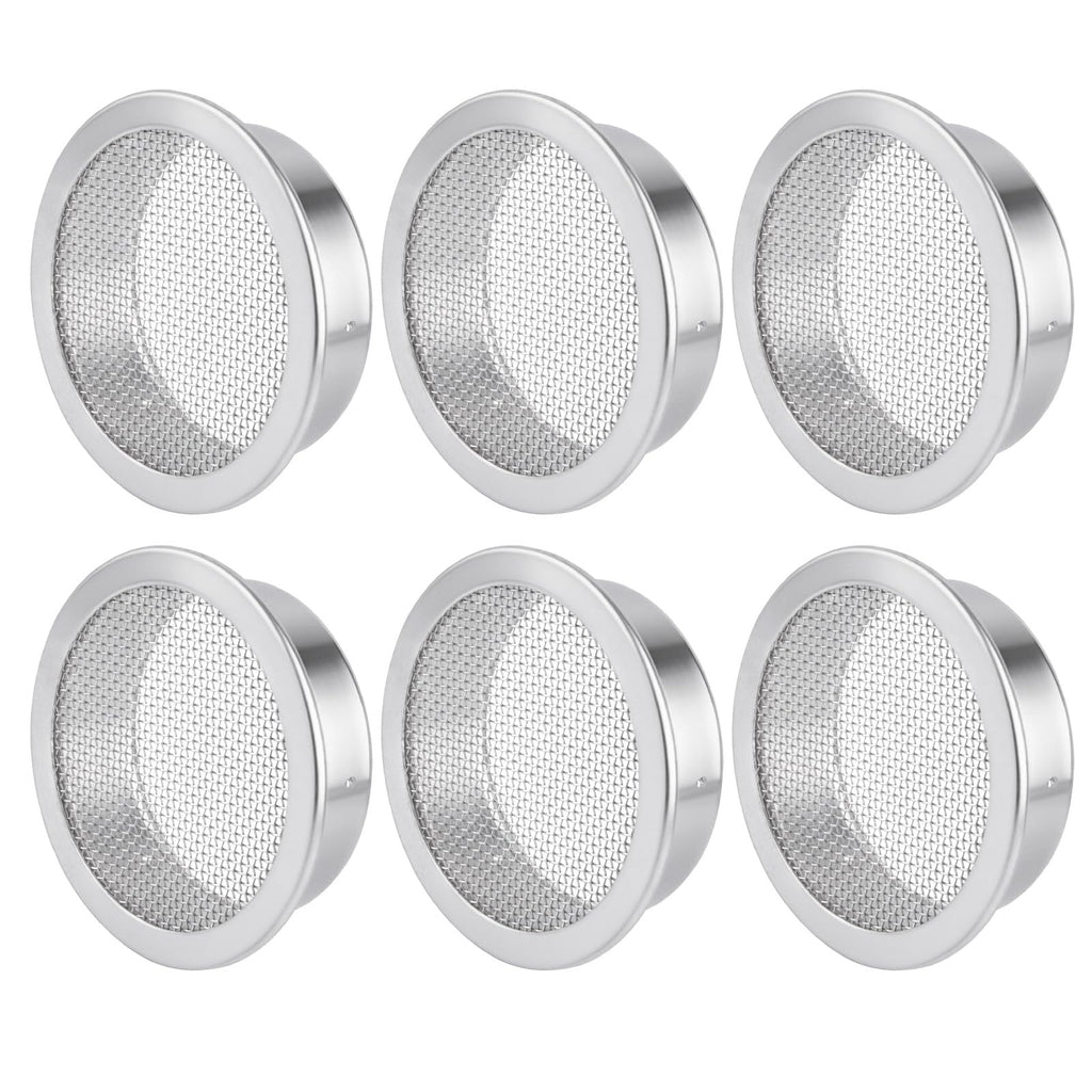 2-Inch Round Open Screen Vent 6 Pack V67401