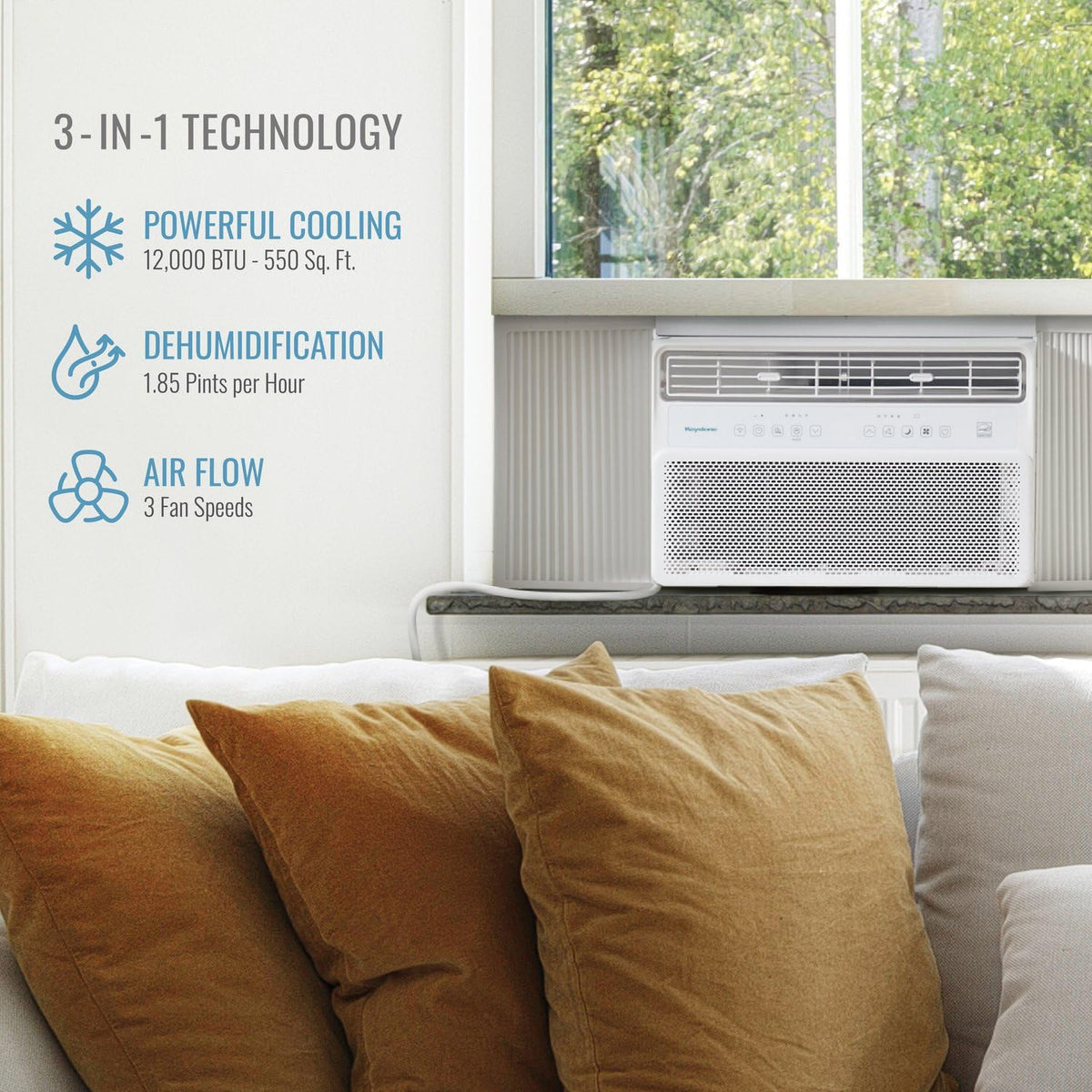 12,000 BTU Window Mounted Inverter Air Conditioner P753460