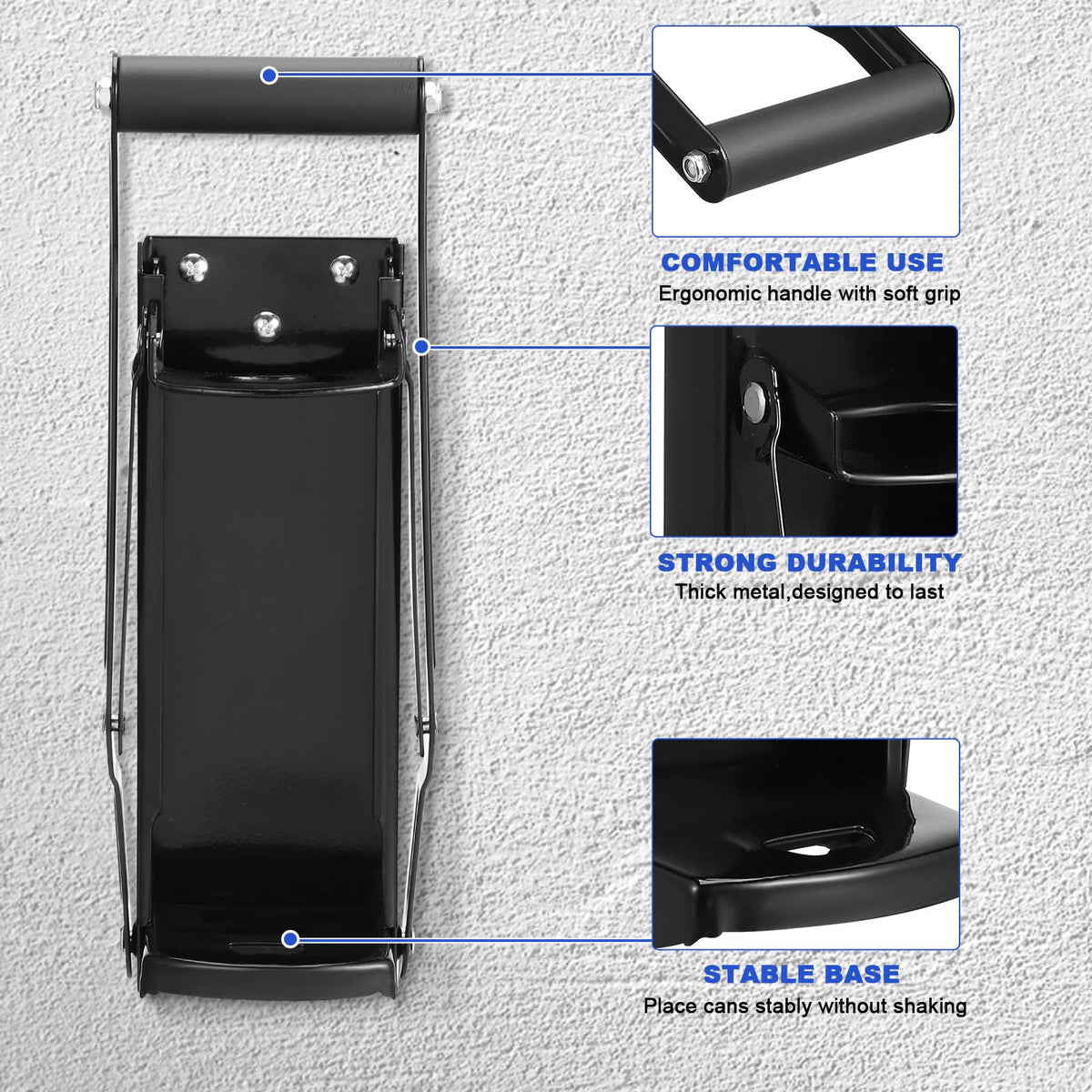 Wall Mounted Stainless Steel Can Crusher A195684