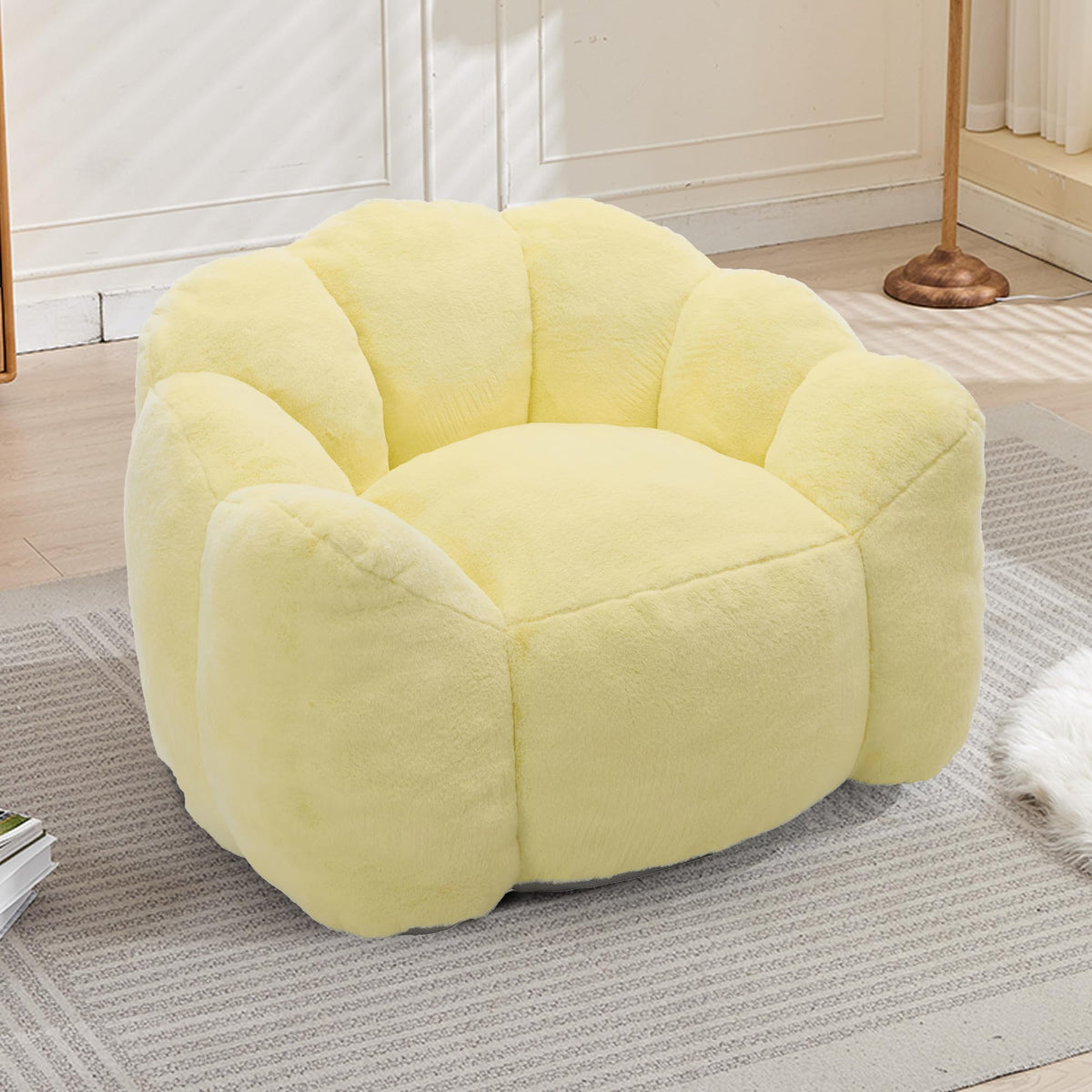 Large Memory Foam Bean Bag Chair M431099