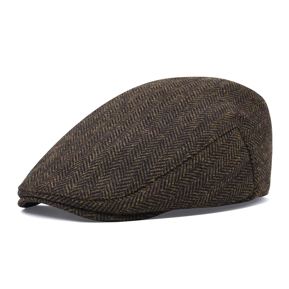 Wool Blend Newsboy Cap I7883