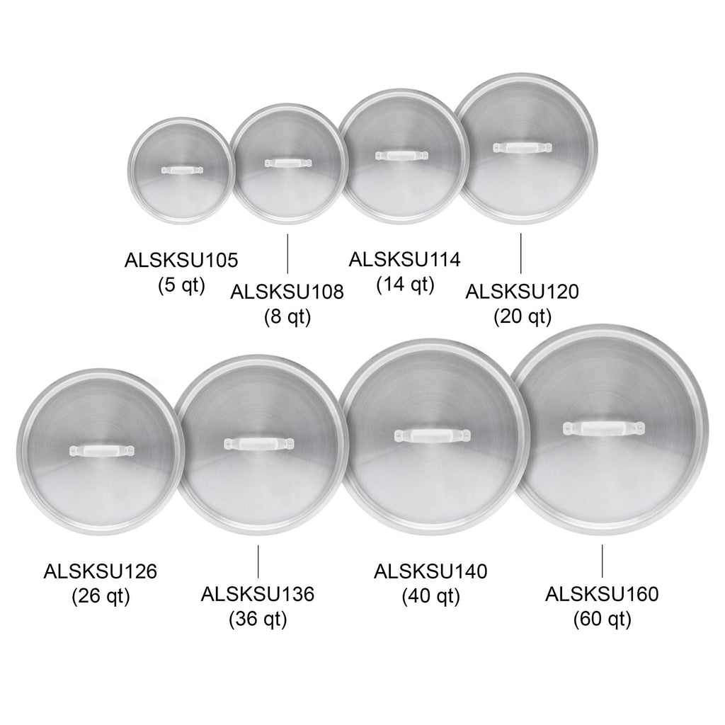 60 qt Aluminum Sauce Pot with Lid H111