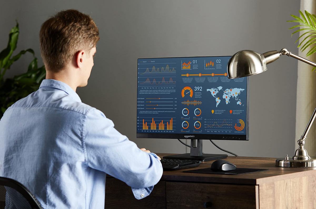 27 in IPS Monitor, Full HD 1080P, 75 Hz, Black Q37773