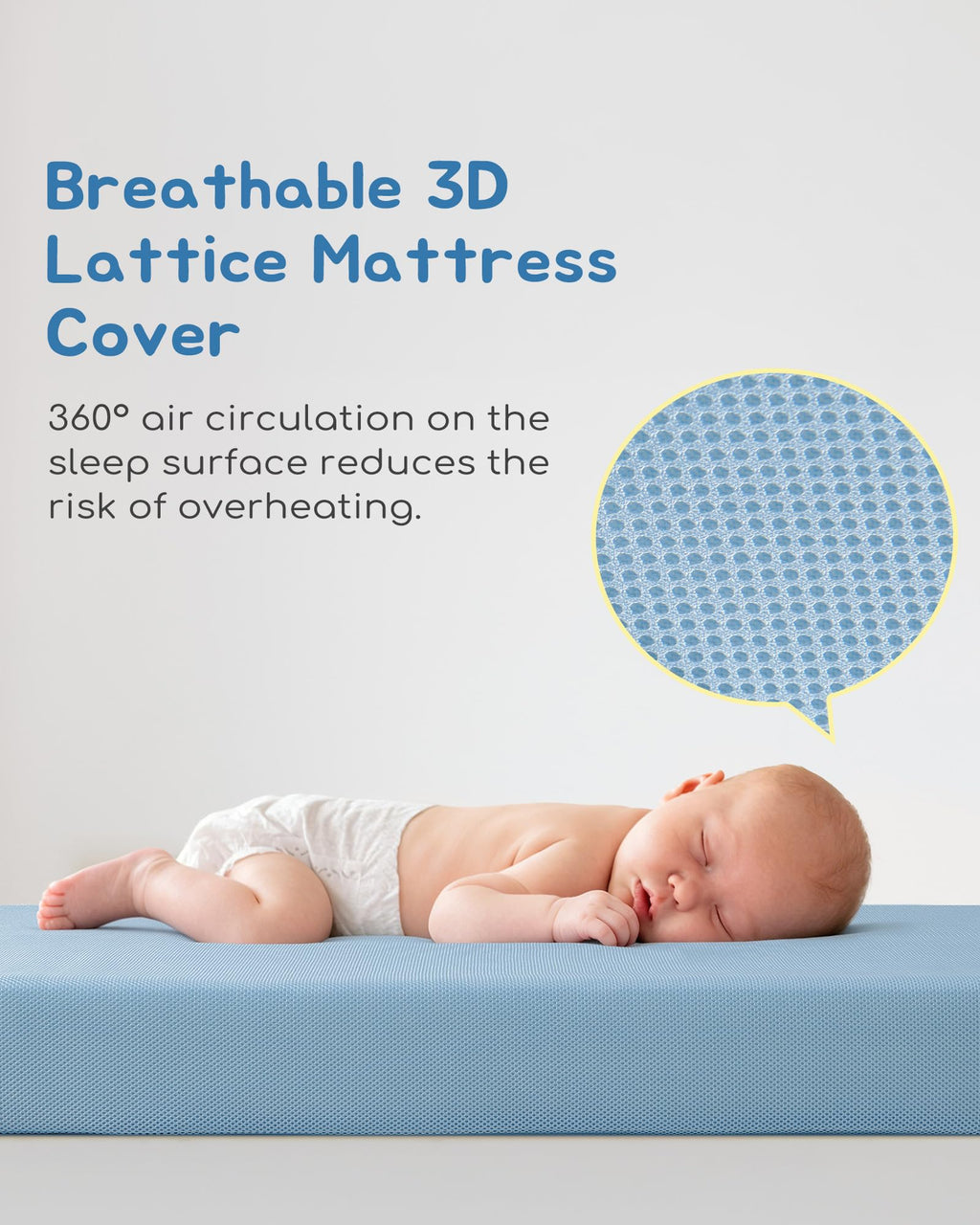 Breathable Waterproof Crib Mattress L406