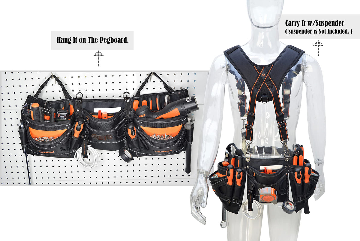 Heavy-Duty 18-Pocket Tool Belt K66709