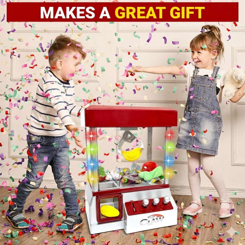 Electronic Arcade Claw Machine with LED Lights and Sound E473